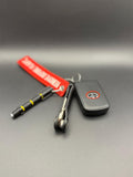 Hellfire Missile Keychain: 3D Printed Aviation Gift with Remove Before Flight Tag