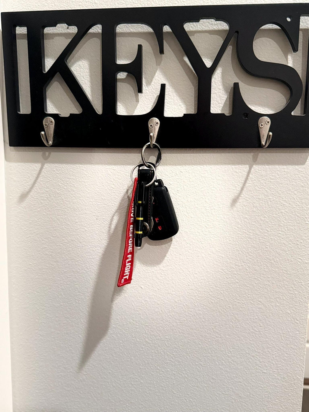 Hellfire Missile Keychain: 3D Printed Aviation Gift with Remove Before Flight Tag